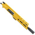 AR15 7.62x39mm Pistol Upper Assembly 7" Barrel Custom 7" Slanted MLOK Handguard Complete w/ BCG & Charging Handle - Gold