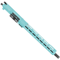 AR-15 7.62x39 Complete Upper Build Assembly 16" Barrel 15" Lightweight Hybrid MLOK Handguard - Robins Egg Blue