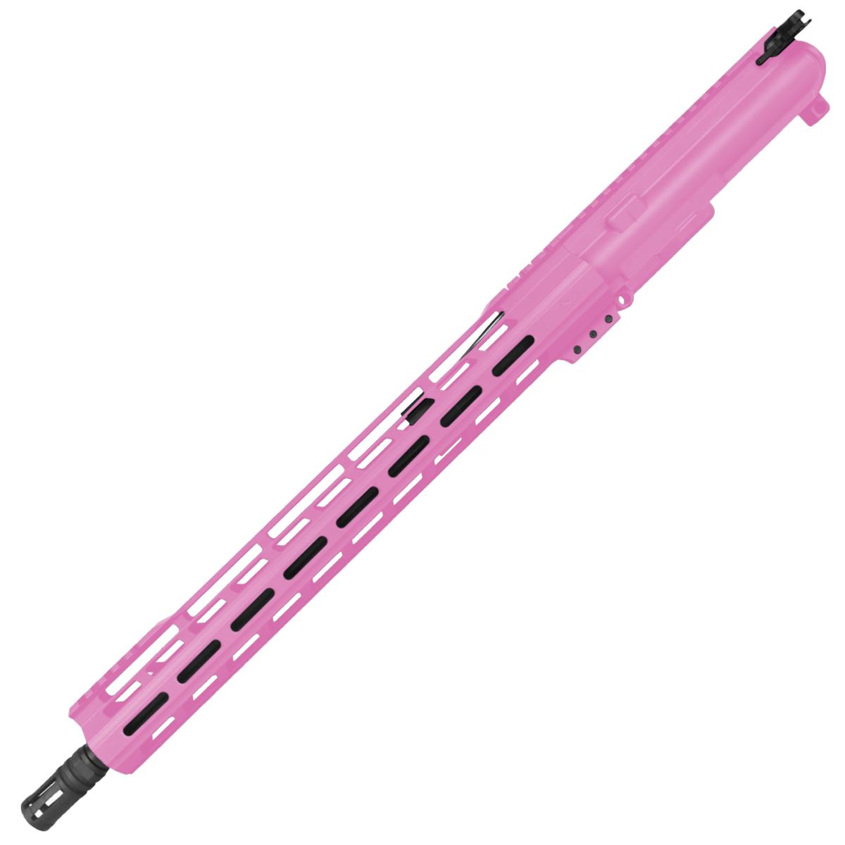 AR-15 7.62x39 Complete Upper Build Assembly 16" Barrel 15" Lightweight Hybrid MLOK Handguard - Sig Pink