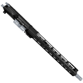 AR-15 7.62x39 Two-Tone Complete Upper Build Assembly 16" Barrel 15" Lightweight Hybrid MLOK Handguard - Black and Sniper Gray