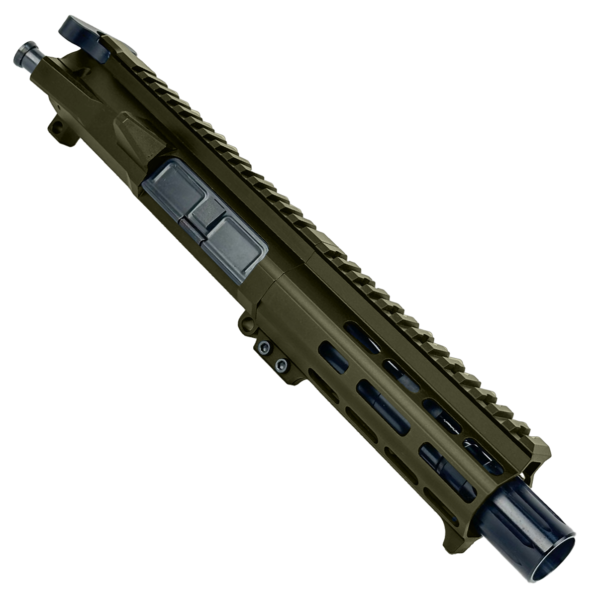 AR15 .7.62x39 Micro Pistol Upper Assembly 5" Barrel Custom 5.5" MLOK Handguard Complete w/ Charging Handle - Magpul ODG