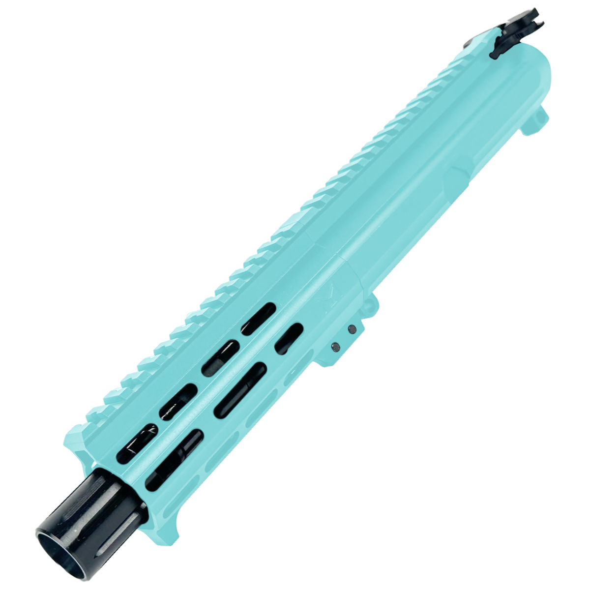 AR15 Billet Micro Pistol Build Kit 7.62x39mm 5" Barrel 5" M-Lok Handguard - Robins Egg Blue