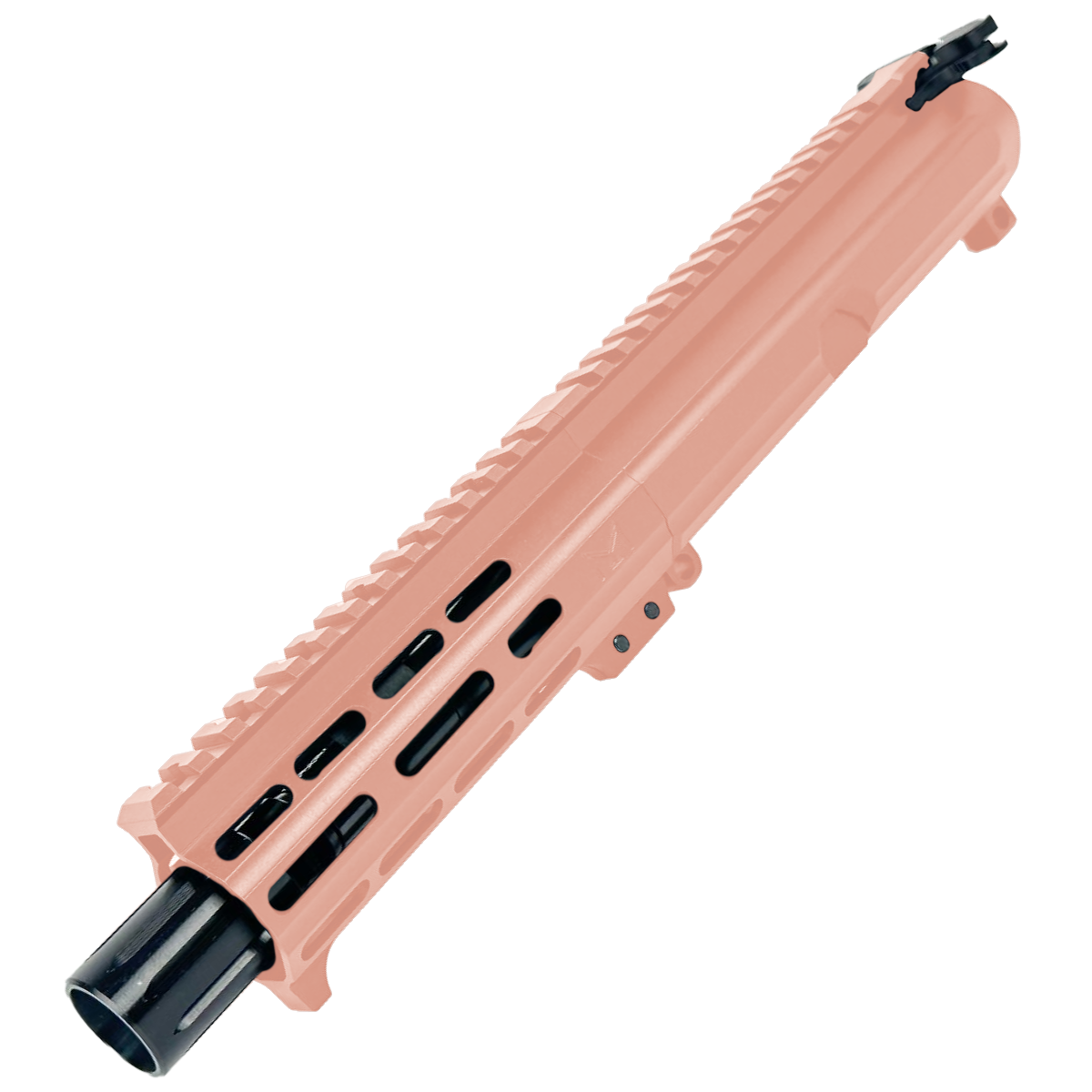 AR15 Billet Micro Pistol Build Kit 7.62x39mm 5" Barrel 5" M-Lok Handguard - Rose Gold