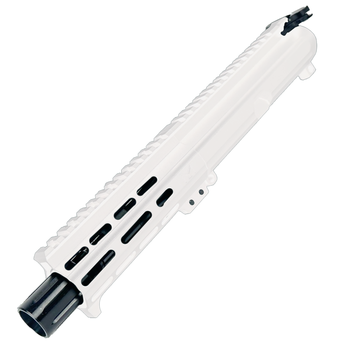 AR15 Billet Micro Pistol Build Kit 7.62x39mm 5" Barrel 5" M-Lok Handguard - Storm Trooper White