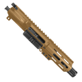 AR9 9mm Pistol Upper Assembly 4" Barrel MLOK Handguard Complete w/ Charging Handle -Bronze
