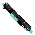 AR9 9mm Two-Tone Pistol Upper Assembly 4" Barrel MLOK Handguard Complete w/ Charging Handle - Black and Robins Egg Blue