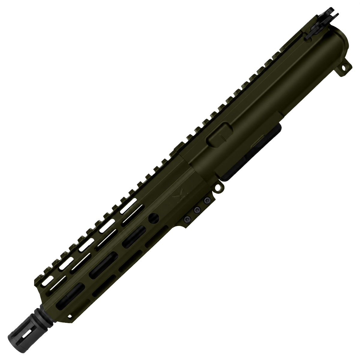 AR 9MM 7" Complete Upper Assembly 7.5" Barrel and 7" D-Cut MLOK Handguard - Magpul ODG
