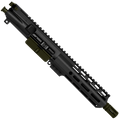 AR 9MM Two-Tone 7" Complete Upper Assembly 7.5" Barrel and 7" D-Cut MLOK Handguard - Black and Magpul ODG