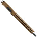 AR 9mm Upper Assembly 16" Nitride Barrel W/ Custom 15" M-LOK & Charging Handle - Burnt Bronze