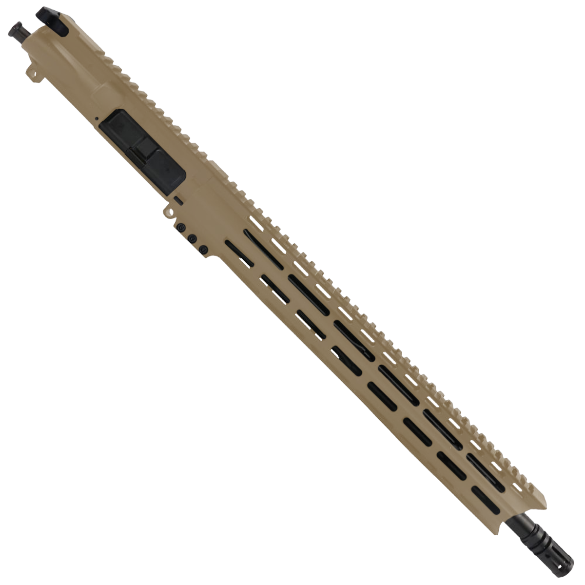 AR 9mm Upper Assembly 16" Nitride Barrel W/ Custom 15" M-LOK & Charging Handle - Flat Dark Earth
