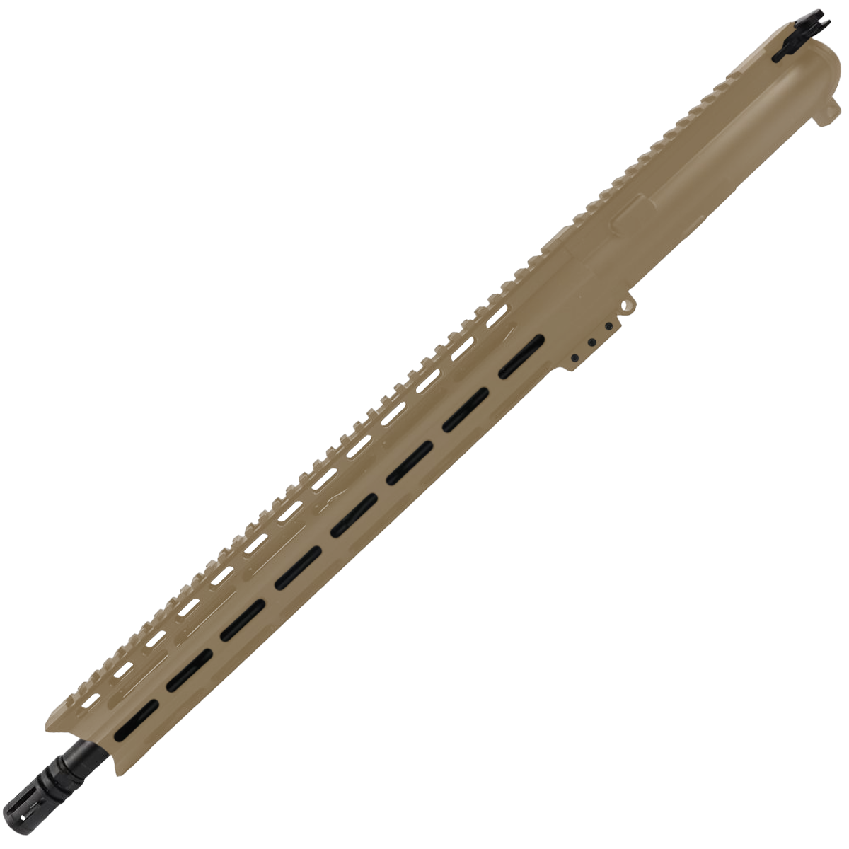 AR 9mm Upper Assembly 16" Nitride Barrel W/ Custom 15" M-LOK & Charging Handle - Flat Dark Earth