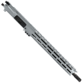 AR 9mm Upper Assembly 16" Nitride Barrel W/ Custom 15" M-LOK & Charging Handle - Tungsten Gray