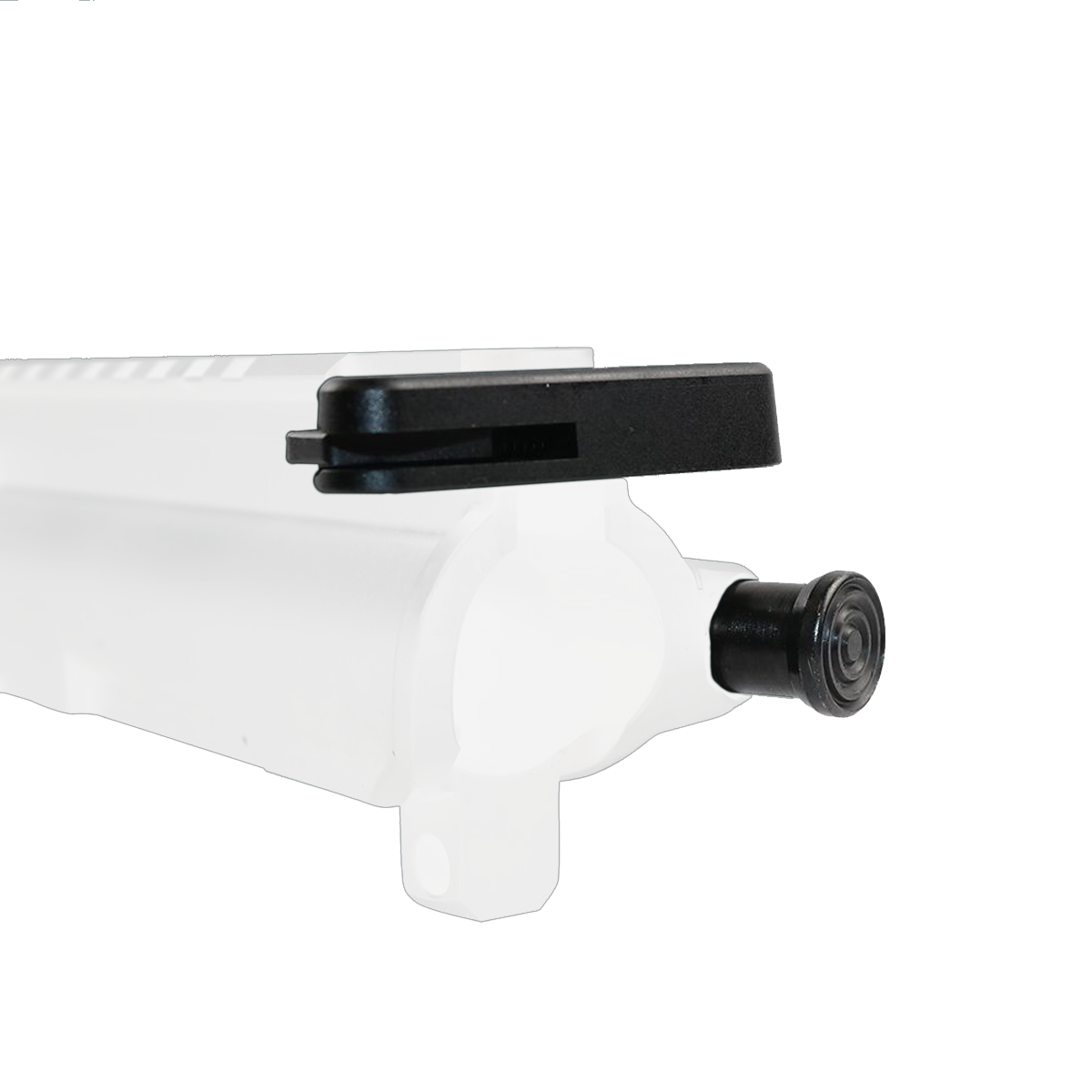 AR 9mm Upper Assembly 16" Nitride Barrel W/ Custom 15" M-LOK & Charging Handle - Storm Trooper White