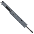 AR 9mm Upper Assembly 16" Barrel W/ 12" Quadrail Handguard w/ Charging Handle - Sniper Grey