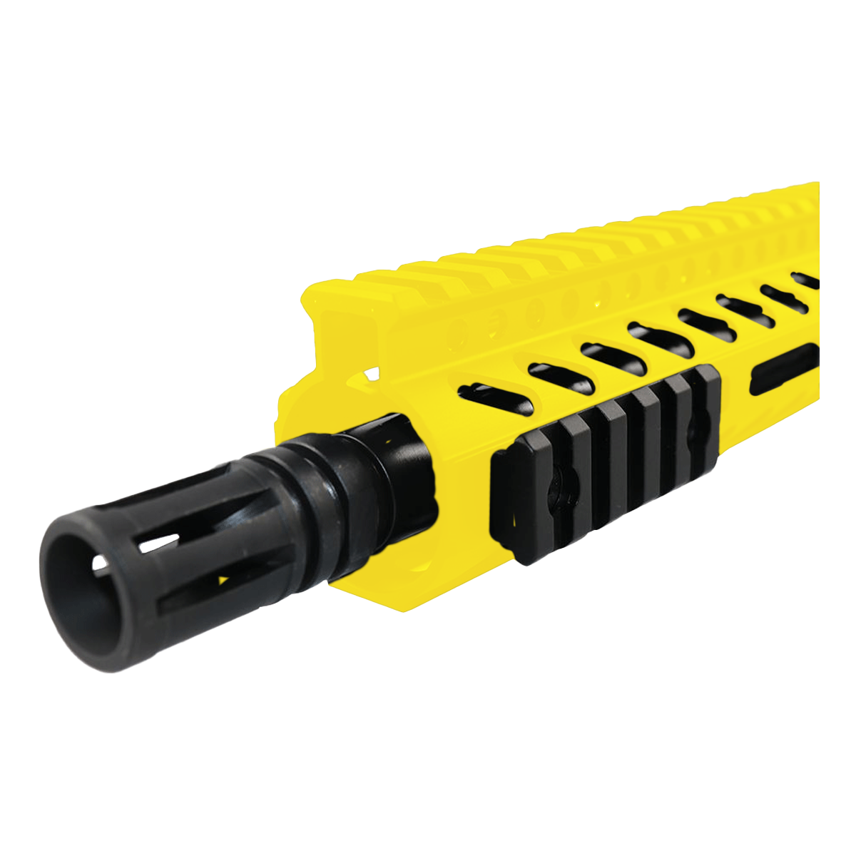 AR 9mm Upper Assembly 16" Barrel W/ Slim M-LOK w/ Charging Handle - Lemon Zest