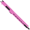 AR 9mm Upper Assembly 16" Barrel W/ Slim M-LOK w/ Charging Handle - Sig Pink