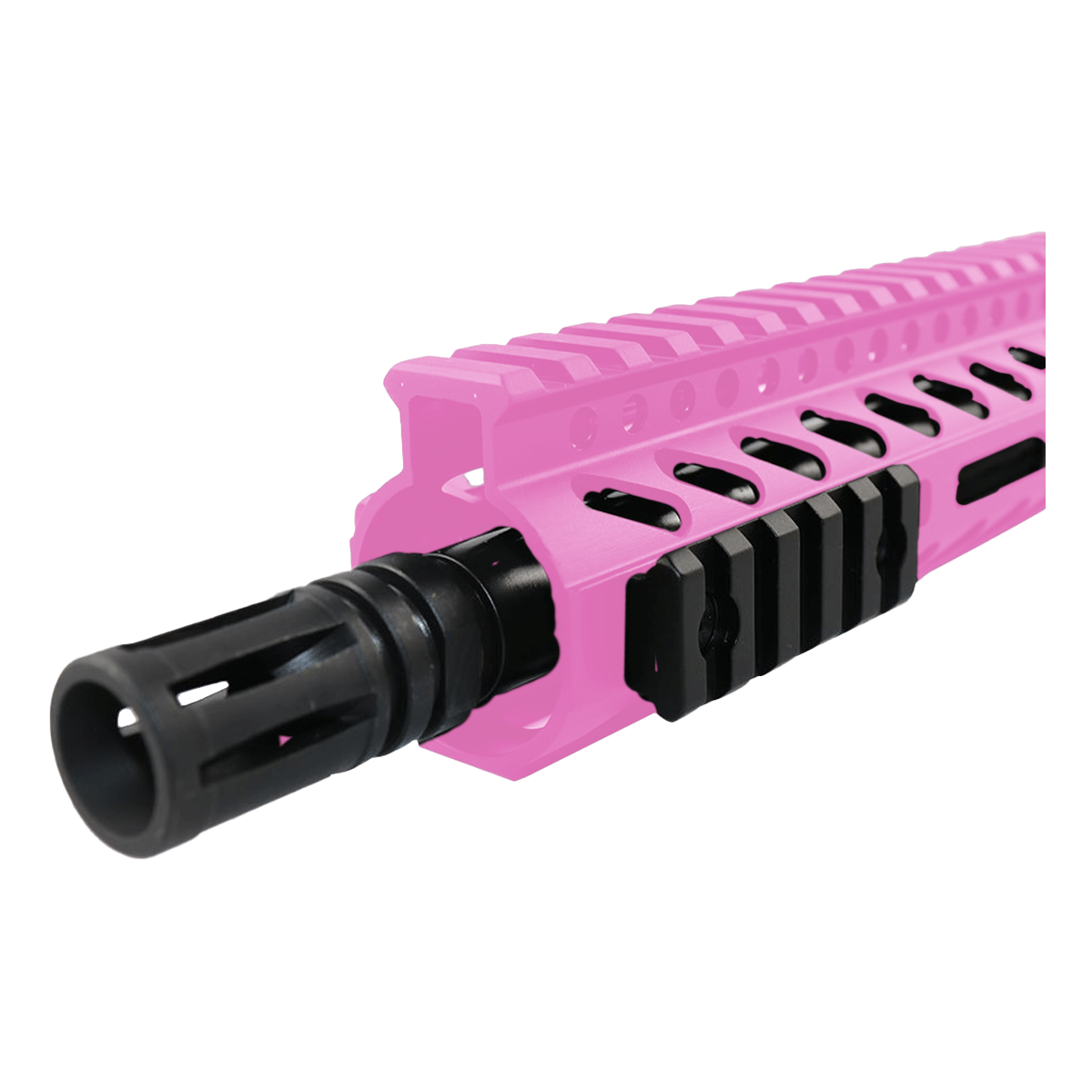 AR 9mm Upper Assembly 16" Barrel W/ Slim M-LOK w/ Charging Handle - Sig Pink