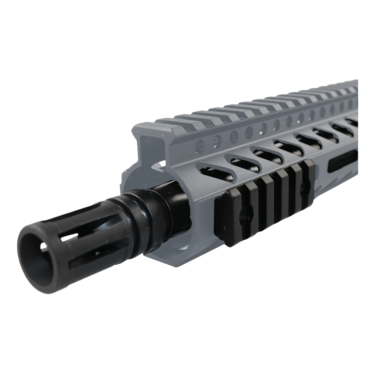 AR 9mm Upper Assembly 16" Barrel W/ Slim M-LOK w/ Charging Handle - Sniper Gray