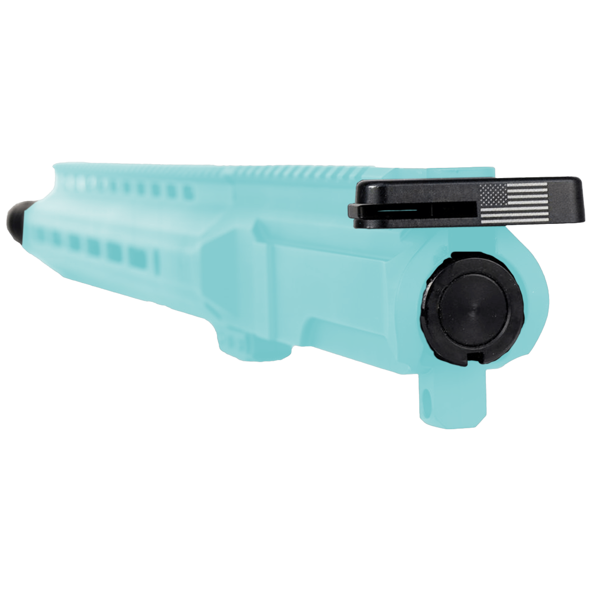 AR9 9mm Rifle Billet Upper Assembly 16" Barrel MLOK Handguard Complete w/ Charging Handle - Robins Egg Blue