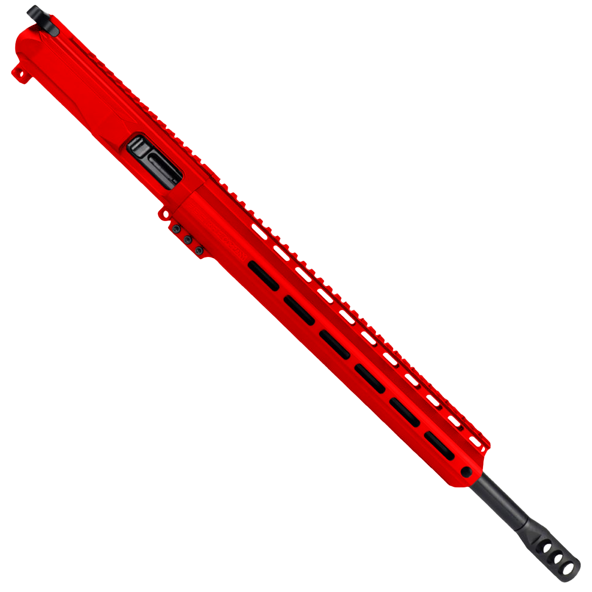AR9 9mm Rifle Billet Upper Assembly 16" Barrel MLOK Handguard Complete w/ Charging Handle - Red