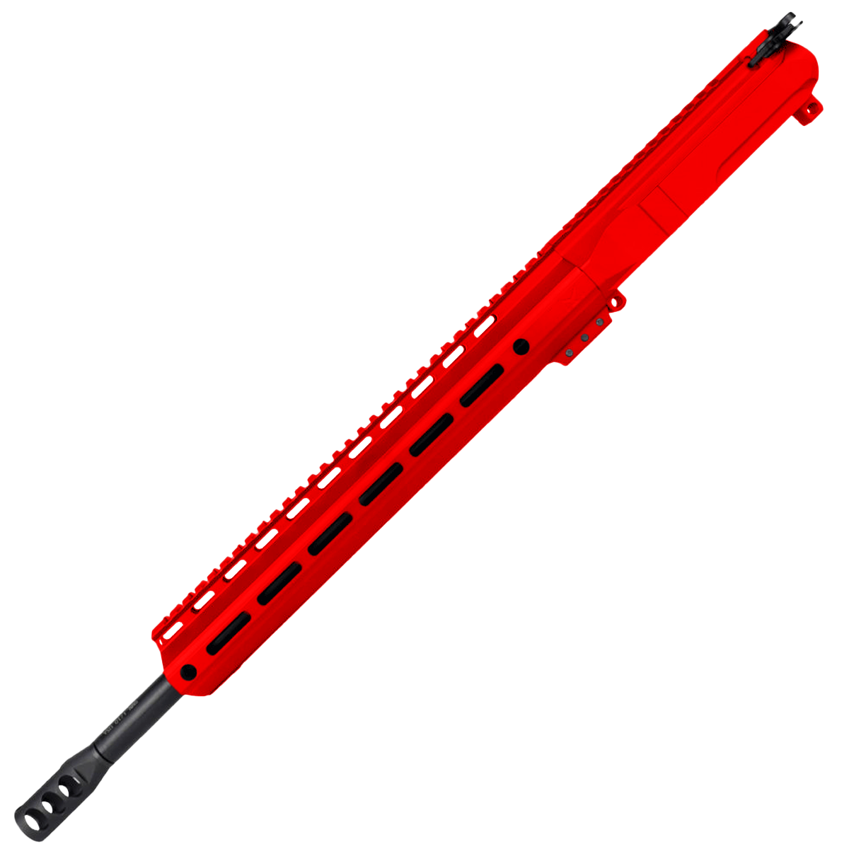 AR9 9mm Rifle Billet Upper Assembly 16" Barrel MLOK Handguard Complete w/ Charging Handle - Red