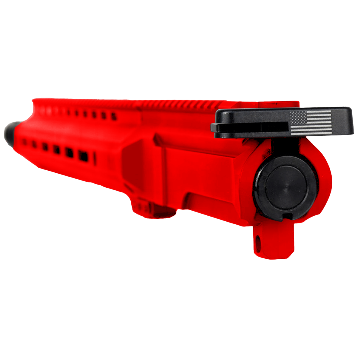 AR9 9mm Rifle Billet Upper Assembly 16" Barrel MLOK Handguard Complete w/ Charging Handle - Red