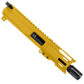 AR9 9mm Pistol Billet Upper Assembly 4" Barrel MLOK Handguard Complete w/ Charging Handle - Cerakote Gold