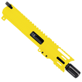 AR9 9mm Pistol Billet Upper Assembly 4" Barrel MLOK Handguard Complete w/ Charging Handle - Cerakote Lemon Zest