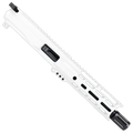 AR9 9mm Pistol Billet Upper Assembly 7" Barrel MLOK Handguard Complete w/ Charging Handle - Storm Trooper White