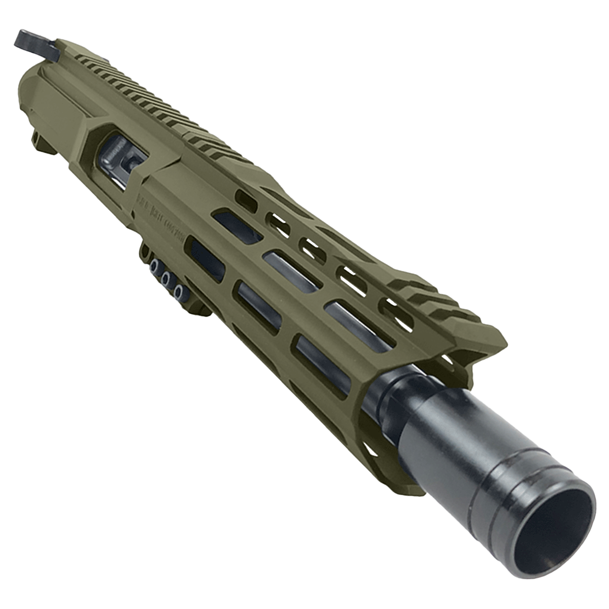 AR9 9mm Pistol Billet Upper Assembly 7" Barrel Custom Hybrid MLOK Handguard Complete w/ Charging Handle - Magpul ODG
