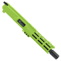AR9 9mm Pistol Billet Upper Assembly 7" Barrel Custom Hybrid MLOK Handguard Complete w/ Charging Handle - Zombie Green