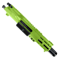 AR 9mm Billet Pistol Upper Assembly 4" Barrel Custom MLOK Handguard Complete w/ Charging Handle - Zombie Green