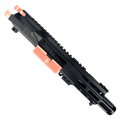 AR 9mm Two-Tone Billet Pistol Upper Assembly 4" Barrel Custom MLOK Handguard Complete w/ Charging Handle - Black and Rose Gold