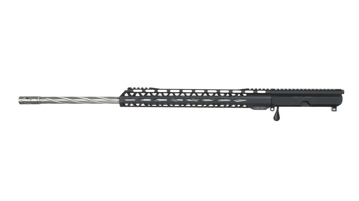 BC-15 6mm ARC Bolt Action Style Upper Assembly, 24" Stainless Heavy Barrel, 1:8 Twist, Spiral Flutes, MLOK 15" Split Rail