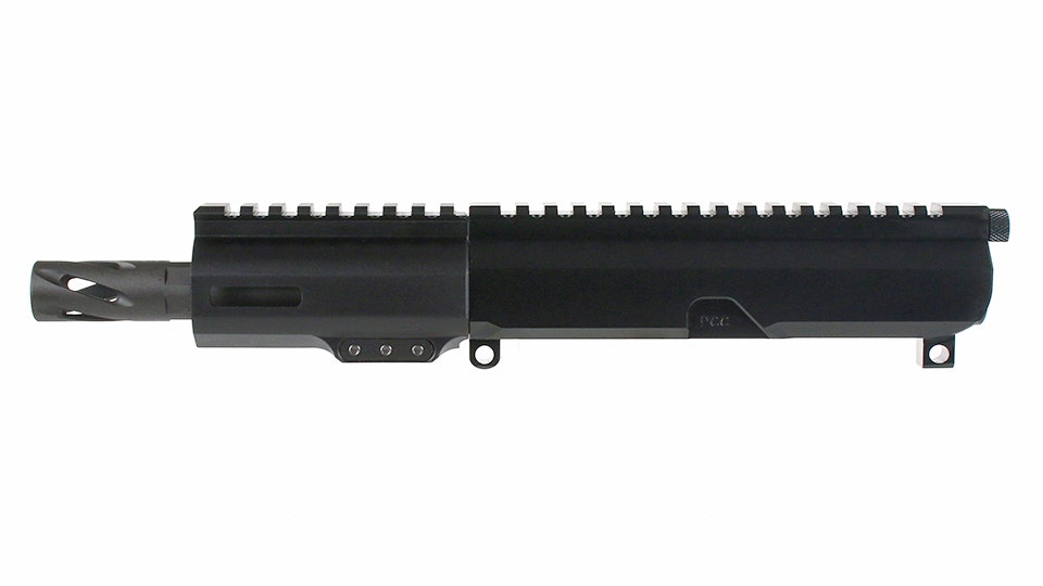 BC-9 9mm Right Right Side ChargingComplete Upper Assembly, 5" Parkerized Slim Barrel, 1:10 Twist, Blowback, 3.8" M-LOK Rail