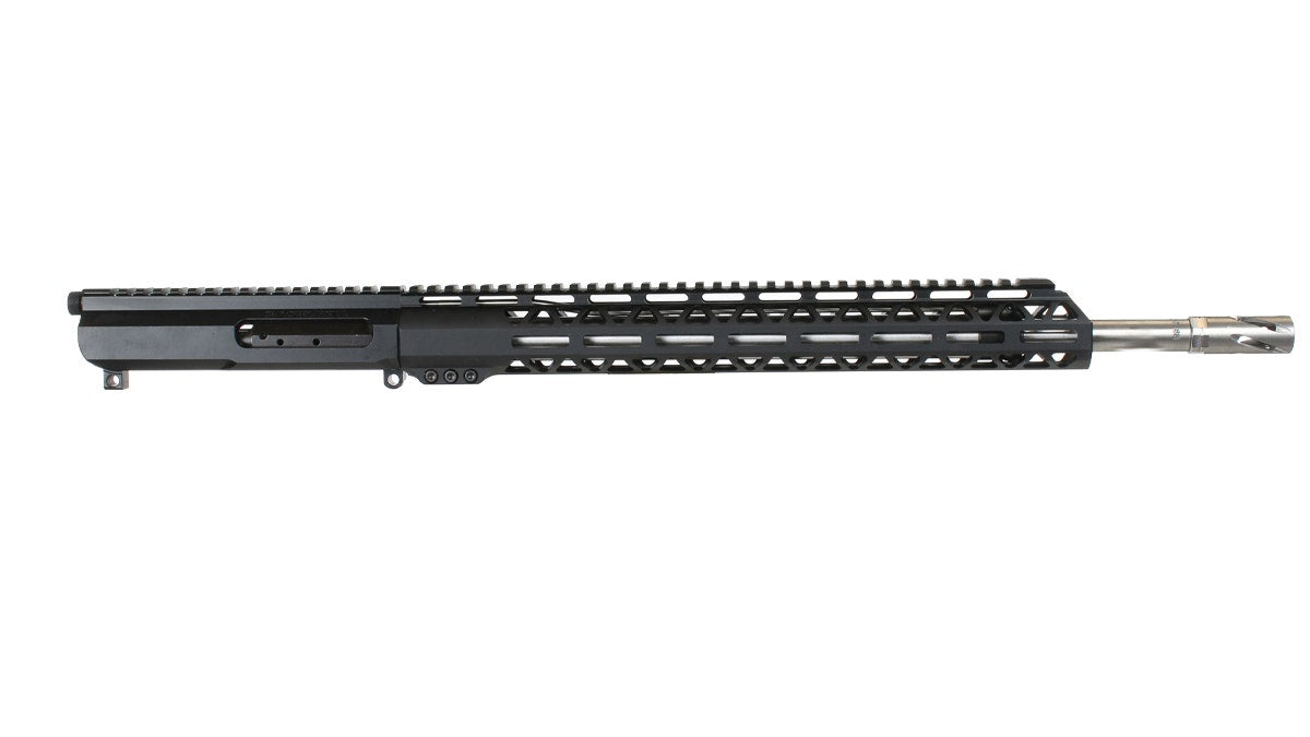 BC-15 .22 ARC Left Side Charging Right Eject Complete Upper Assembly, 18" Stainless Heavy Barrel, 1:7 Twist, Rifle Length Gas System, 15" M-LOK Rail