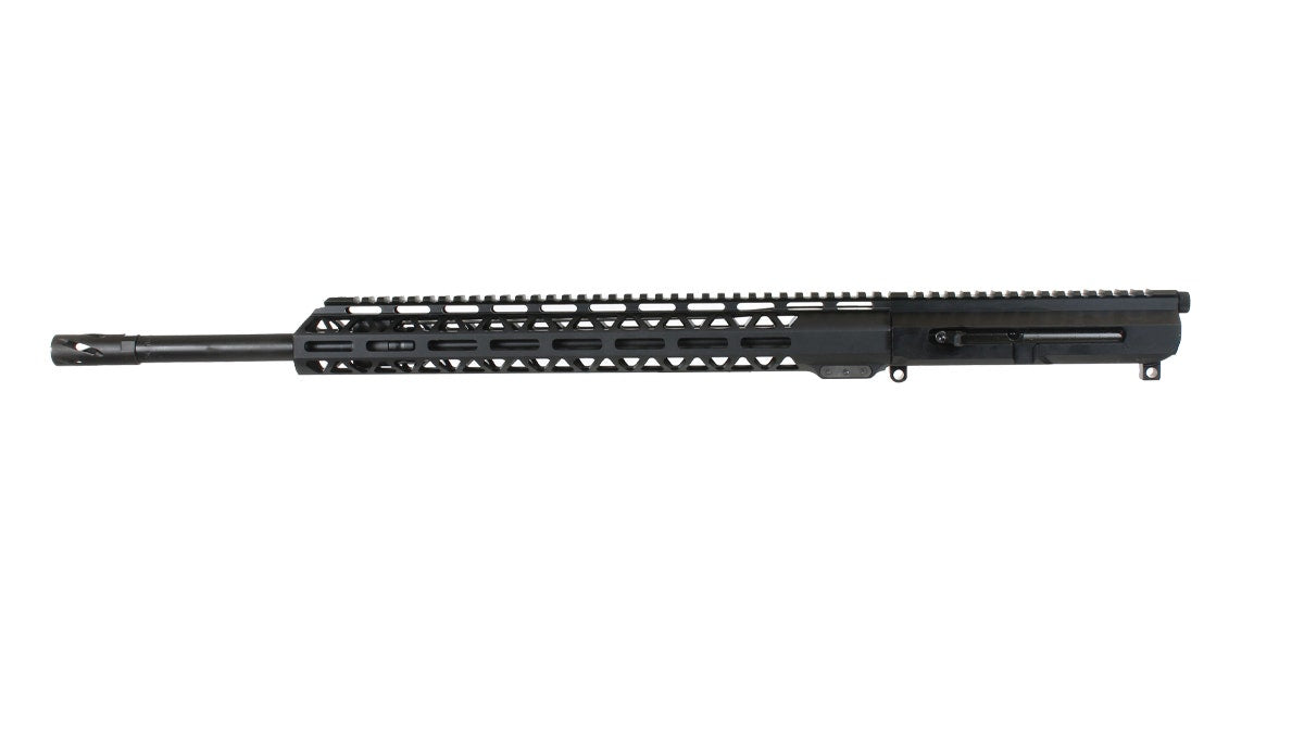 BC-15 5.56 NATO Left Side Charging Right Eject Complete Upper Assembly, 20" Black Nitride Government Barrel, 1:8 Twist, Hammer Forged, Rifle Length Gas System, 15" M-LOK Rail