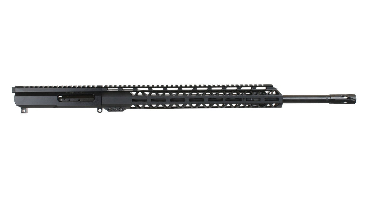 BC-15 5.56 NATO Left Side Charging Right Eject Complete Upper Assembly, 20" Black Nitride Government Barrel, 1:8 Twist, Hammer Forged, Rifle Length Gas System, 15" M-LOK Rail