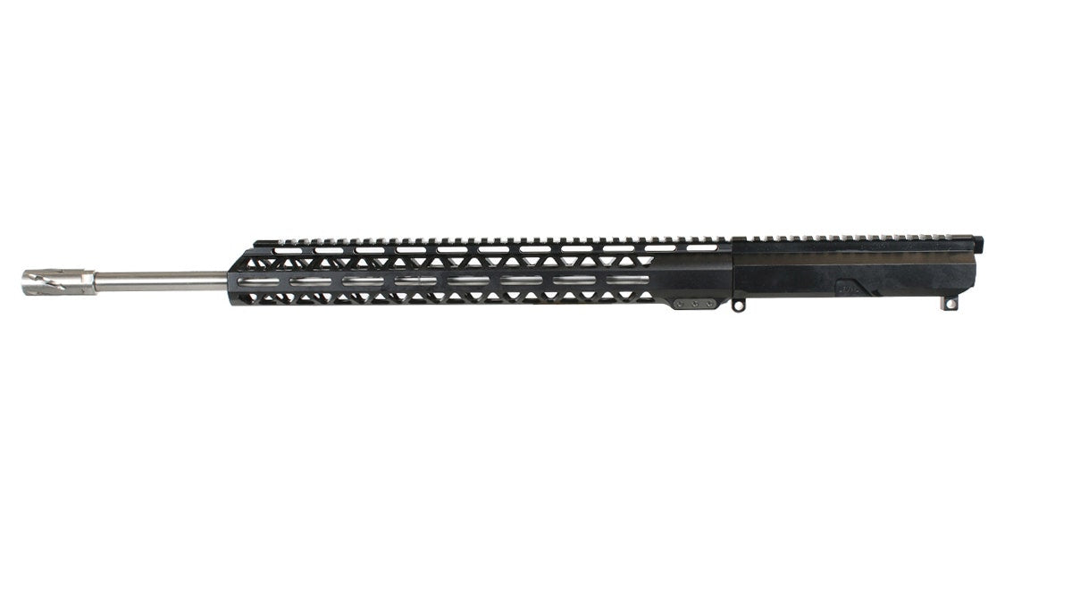 .22 Long Rifle Side Charging Complete Upper Assembly, 20" Stainless Heavy Barrel, 1:16 Twist, 15" M-LOK Rail