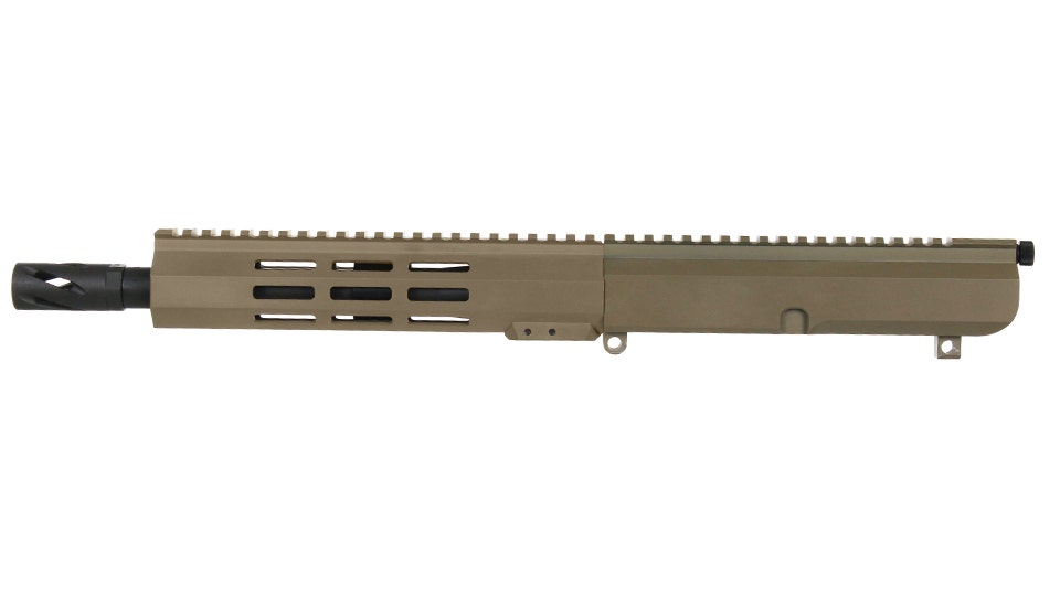 BC-10 8.6 Blackout Right Side Charging Upper, 10.5" Parkerized SOCOM Barrel, 1:3 Twist, Pistol Length Gas System, 9.5" MLOK Split Rail