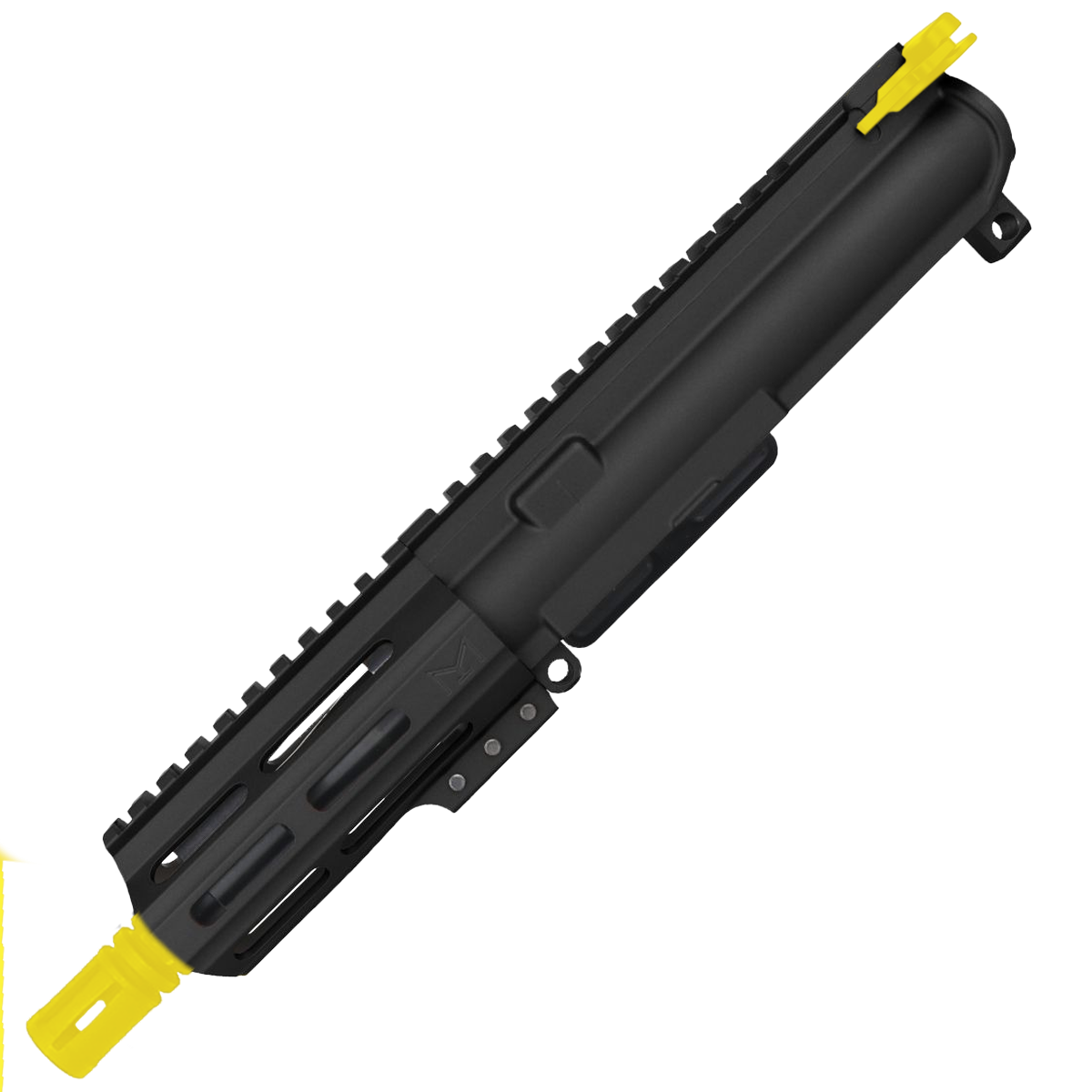 AR-15 .223/5.56 5'' FORGED UPPER ASSEMBLY WITH 4.5'' HANDGUARD AND COLOR OPTION BUNDLE - Lemon Zest