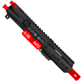 AR-15 .223/5.56 5'' FORGED UPPER ASSEMBLY WITH 4.5'' HANDGUARD AND COLOR OPTION BUNDLE - Stoplight Red