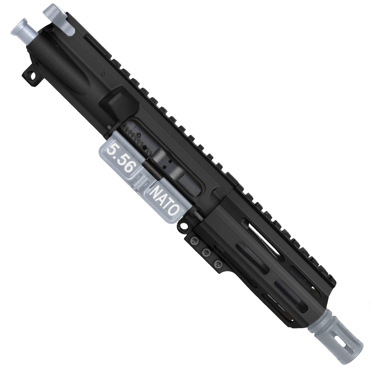 AR-15 .223/5.56 5'' FORGED UPPER ASSEMBLY WITH 4.5'' HANDGUARD AND COLOR OPTION BUNDLE - Sniper Gray