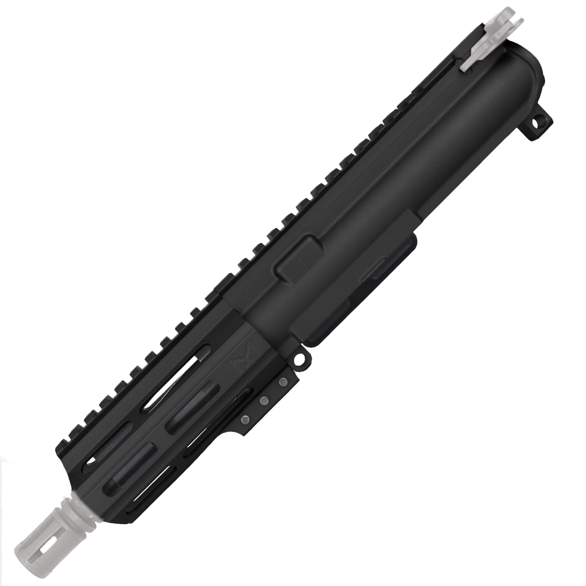 AR-15 .223/5.56 5'' FORGED UPPER ASSEMBLY WITH 4.5'' HANDGUARD AND COLOR OPTION BUNDLE - Glacier Silver