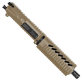 AR-15 .223/5.56 Pistol Upper Assembly 7.5" Barrel 7" Quad Rail Handguard & Charging Handle - Flat Dark Earth