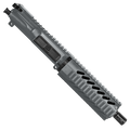AR-15 .223/5.56 Pistol Upper Assembly 7.5" Barrel 7" Quad Rail Handguard & Charging Handle - Tungsten Gray