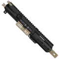 AR-15 .300 Blackout 5'' FORGED UPPER ASSEMBLY WITH 4.5'' HANDGUARD AND COLOR OPTION BUNDLE - Black and Magpul FDE