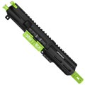 AR-15 .300 Blackout 5'' FORGED UPPER ASSEMBLY WITH 4.5'' HANDGUARD AND COLOR OPTION BUNDLE - Black and Zombie Green