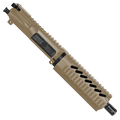 AR-15 .300 AAC Blackout Pistol Upper Assembly 7.5" Barrel 7" Quad Rail Handguard & Charging Handle - Flat Dark Earth