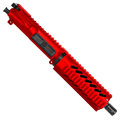 AR-15 .300 AAC Blackout Pistol Upper Assembly 7.5" Barrel 7" Quad Rail Handguard & Charging Handle - Red